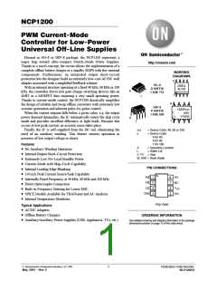 浏览型号NCP1200/D的Datasheet PDF文件第1页
