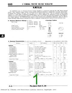 浏览型号NJM78M05A的Datasheet PDF文件第1页