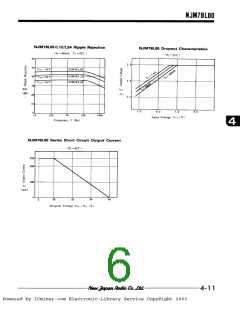 浏览型号NJM78M05A的Datasheet PDF文件第6页