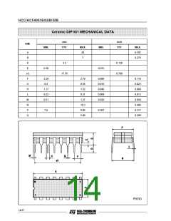 浏览型号4053B的Datasheet PDF文件第14页