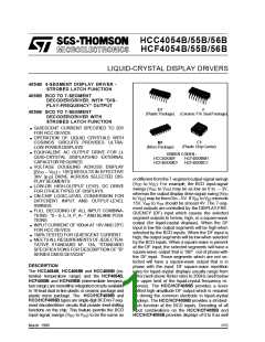 浏览型号4054B的Datasheet PDF文件第1页