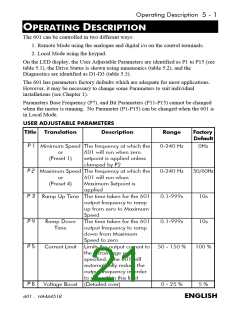 浏览型号601/003/230/F/00/UK的Datasheet PDF文件第21页