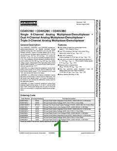浏览型号CD4051的Datasheet PDF文件第1页