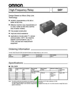 浏览型号G6Y-1-DC12的Datasheet PDF文件第1页