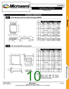 浏览型号LX1992-01EVALKIT的Datasheet PDF文件第10页