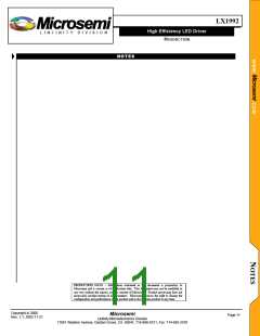 浏览型号LX1992-01EVALKIT的Datasheet PDF文件第11页
