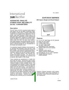 浏览型号5962-9456801HXA的Datasheet PDF文件第1页