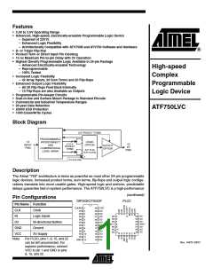 浏览型号ATF750LVC-15XC(1)的Datasheet PDF文件第1页