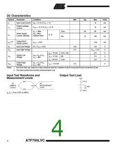 浏览型号ATF750LVC-15XC(1)的Datasheet PDF文件第4页