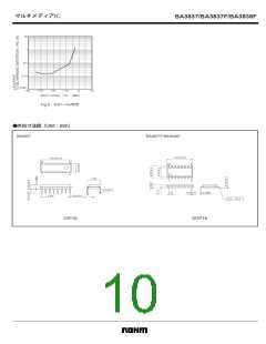 浏览型号BA3837/F的Datasheet PDF文件第10页