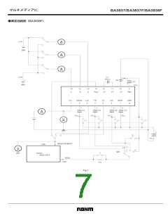浏览型号BA3837/F的Datasheet PDF文件第7页
