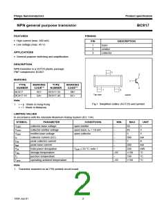 浏览型号BC817-40/T1的Datasheet PDF文件第2页