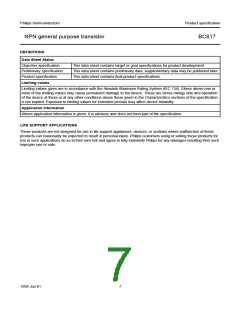 浏览型号BC817-40/T1的Datasheet PDF文件第7页