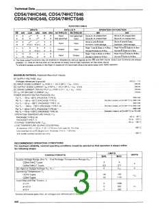 浏览型号CD74HCT648E的Datasheet PDF文件第3页