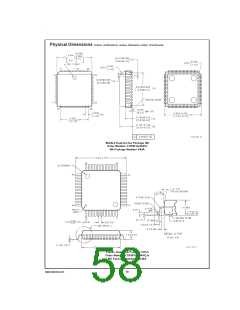 浏览型号COP8FG的Datasheet PDF文件第58页