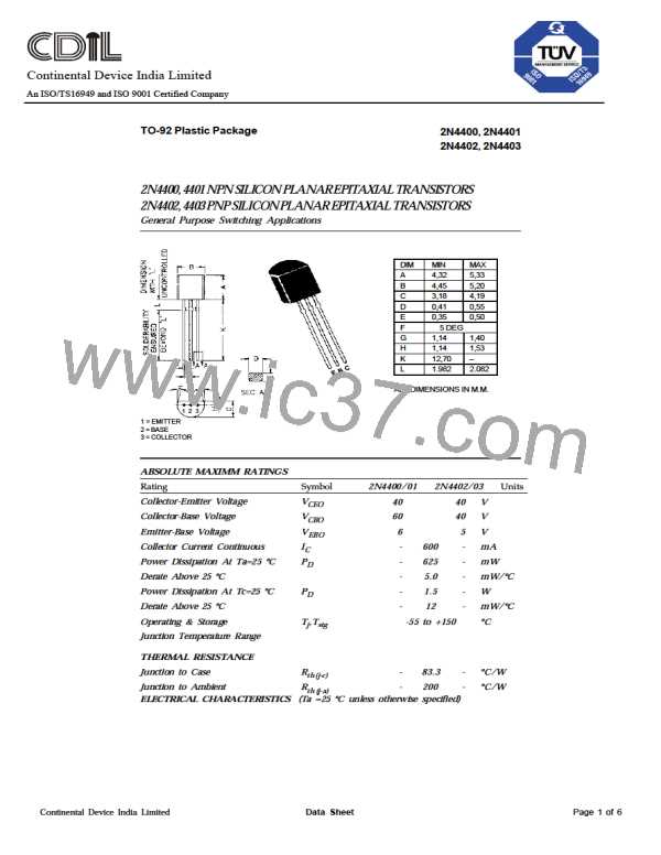 2N4403图片预览