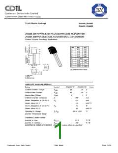 浏览型号2N4403的Datasheet PDF文件第1页