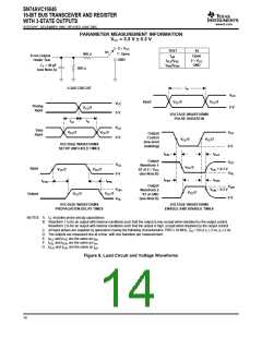浏览型号74AVC16646DGVRE4的Datasheet PDF文件第14页