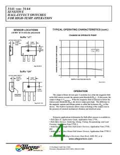 浏览型号A3144EUA的Datasheet PDF文件第4页