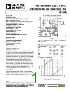 浏览型号AD5399的Datasheet PDF文件第1页
