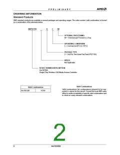 浏览型号AM79C930VC/W的Datasheet PDF文件第2页