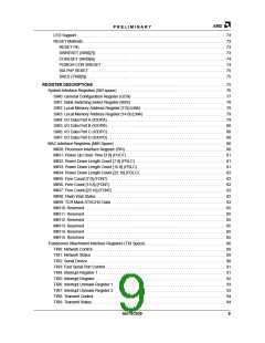浏览型号AM79C930VC/W的Datasheet PDF文件第9页
