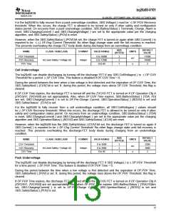 浏览型号BQ20Z80DBTR的Datasheet PDF文件第13页