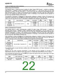 浏览型号BQ20Z80DBTR的Datasheet PDF文件第22页
