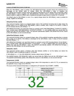 浏览型号BQ20Z80DBTR的Datasheet PDF文件第32页