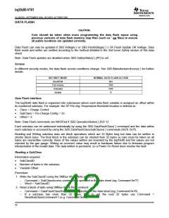浏览型号BQ20Z80DBTR的Datasheet PDF文件第42页