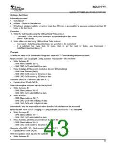 浏览型号BQ20Z80DBTR的Datasheet PDF文件第43页