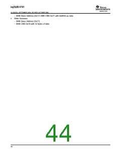 浏览型号BQ20Z80DBTR的Datasheet PDF文件第44页