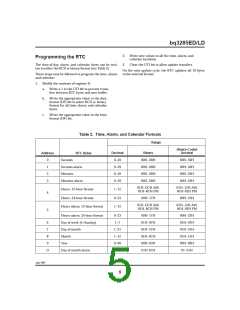 浏览型号BQ3285ED的Datasheet PDF文件第5页