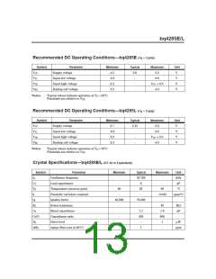浏览型号BQ4285EP的Datasheet PDF文件第13页
