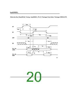 浏览型号BQ4285EP的Datasheet PDF文件第20页
