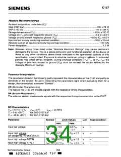 浏览型号C167的Datasheet PDF文件第34页