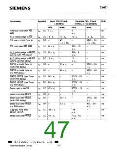 浏览型号C167的Datasheet PDF文件第47页