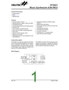 浏览型号HT36A1的Datasheet PDF文件第1页