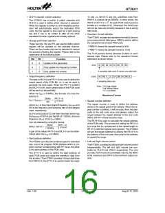 浏览型号HT36A1的Datasheet PDF文件第16页