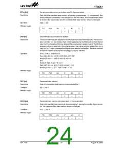 浏览型号HT36A1的Datasheet PDF文件第24页