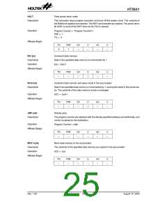 浏览型号HT36A1的Datasheet PDF文件第25页
