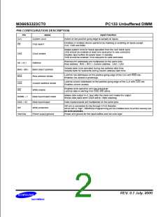 浏览型号M366S3323CT0的Datasheet PDF文件第2页