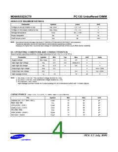 浏览型号M366S3323CT0的Datasheet PDF文件第4页