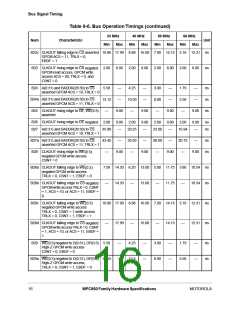 浏览型号XPC855TCZP50D4的Datasheet PDF文件第16页