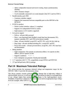 浏览型号XPC855TCZP50D4的Datasheet PDF文件第6页