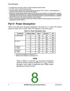 浏览型号XPC855TCZP50D4的Datasheet PDF文件第8页