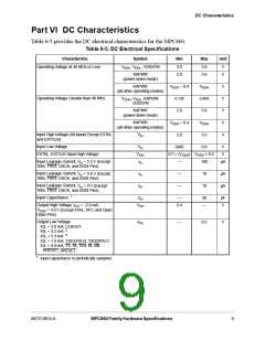 浏览型号XPC855TCZP50D4的Datasheet PDF文件第9页