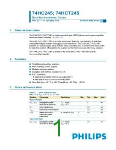 浏览型号74HCT245D的Datasheet PDF文件第1页