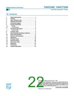 浏览型号74HCT245D的Datasheet PDF文件第22页