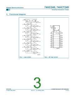 浏览型号74HCT245D的Datasheet PDF文件第3页
